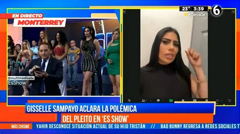 gisselle sampayo|Corren a Gisselle de Es Show y lanza contundente mensaje